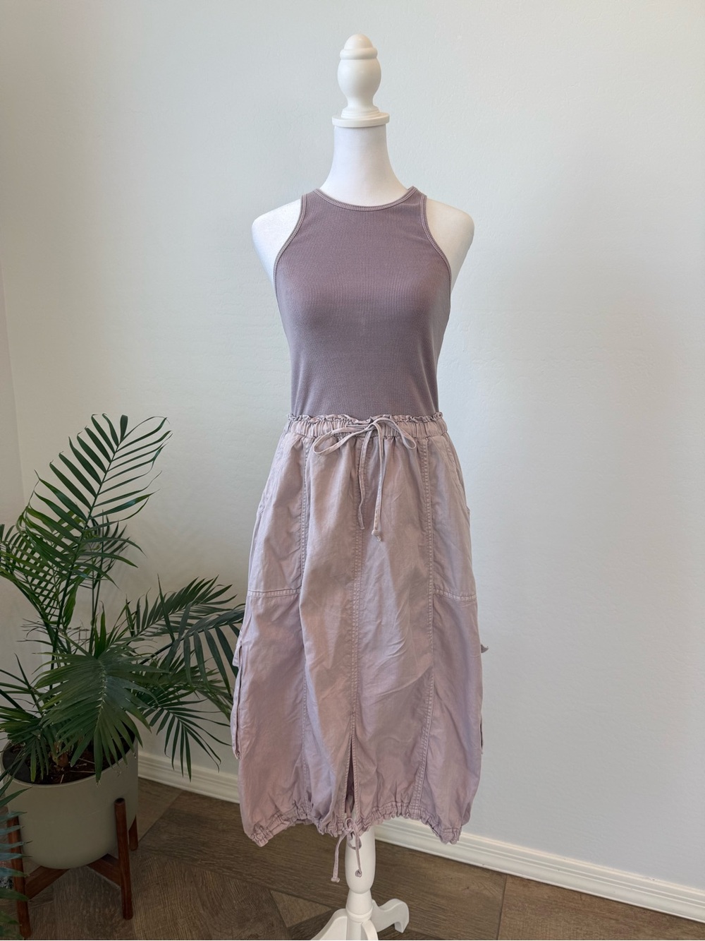 Daily Practice by Anthropologie - Be Bold Racerback Twofer Dress